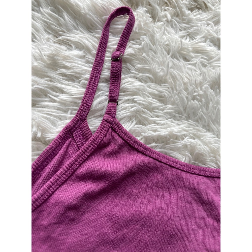 Pilcro Button Front Ribbed Cami Tank Top - Picture 7 of 9